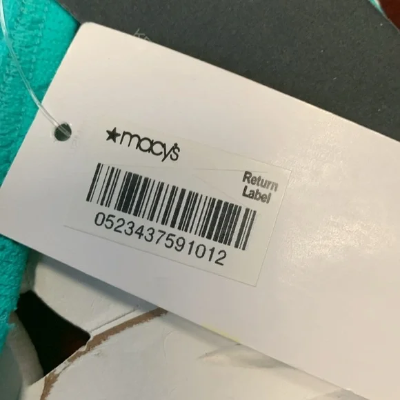 Kenneth Cole Reaction Crochet Detail SGL Aqua Green Bikini Bottoms Size M NWT - Picture 4 of 10